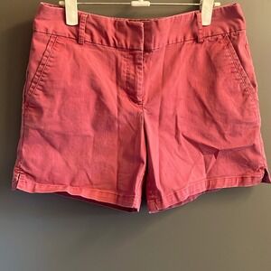Ann Taylor LOFT The Riviera Short Pink Chino Twill Shorts Womens Size 4